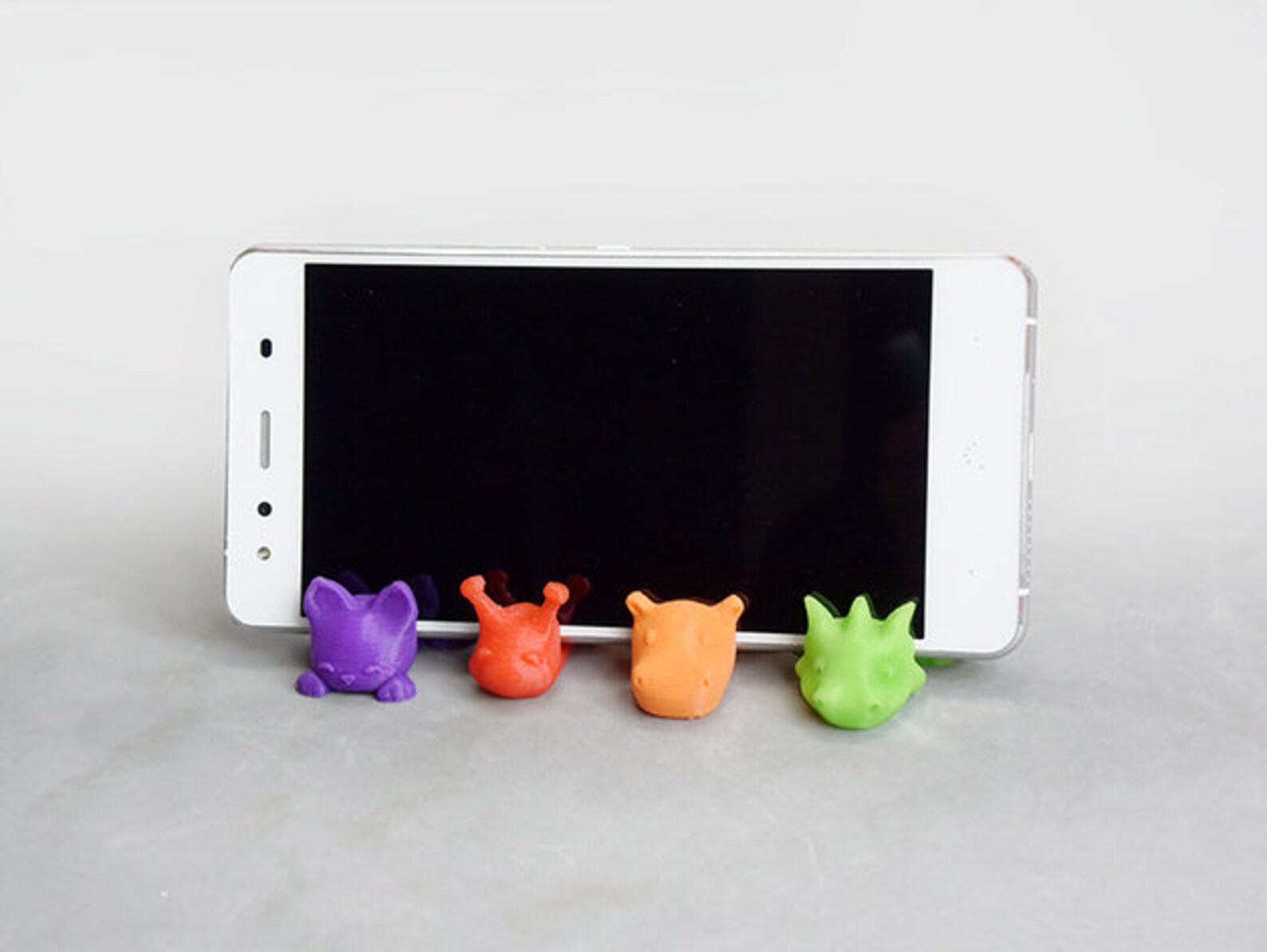 3D Printed Animal Phone Stand Keychain for Smartphone Tablet Etsy