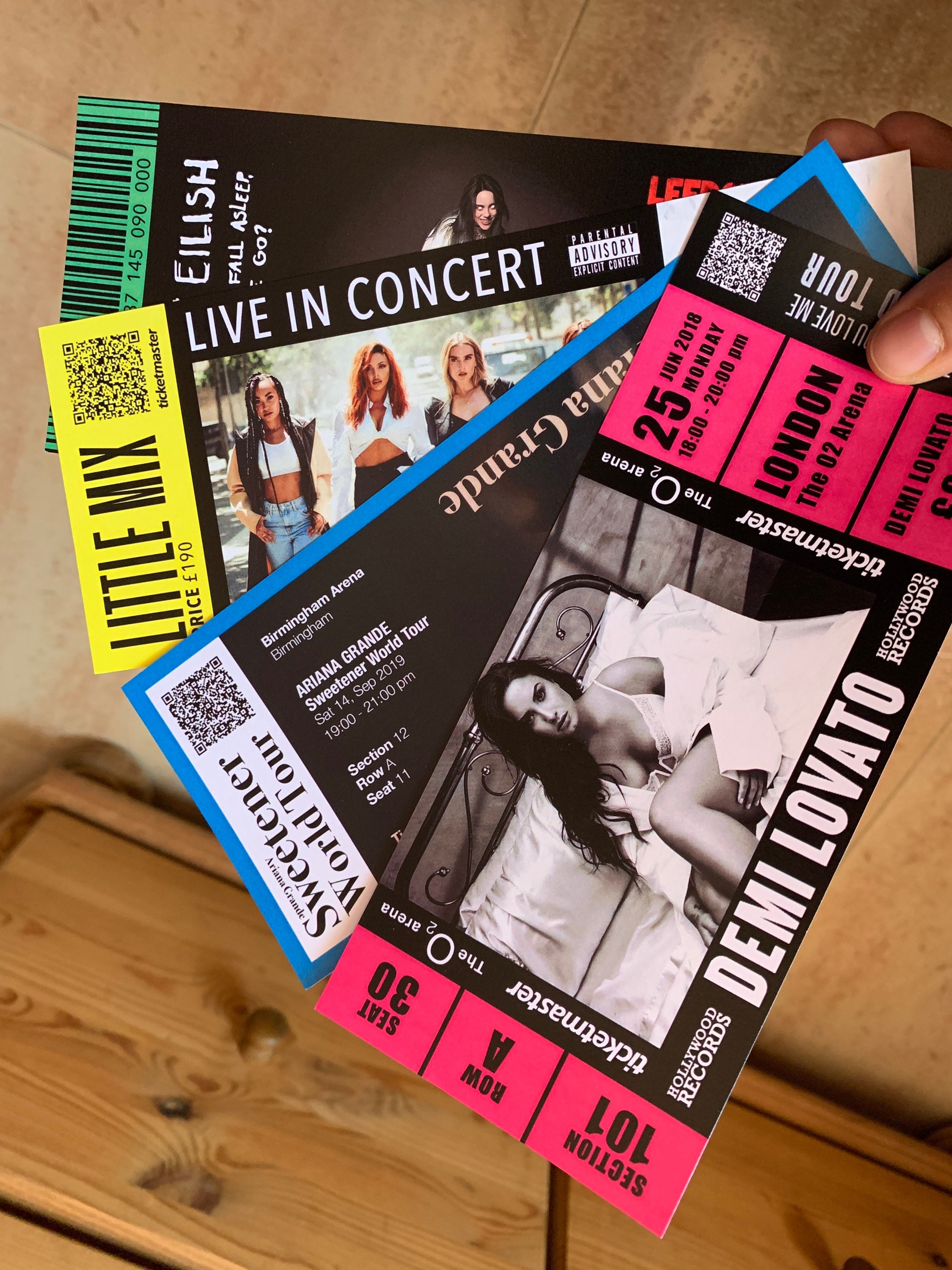 Custom made concert tickets / entradas de conciertos Etsy