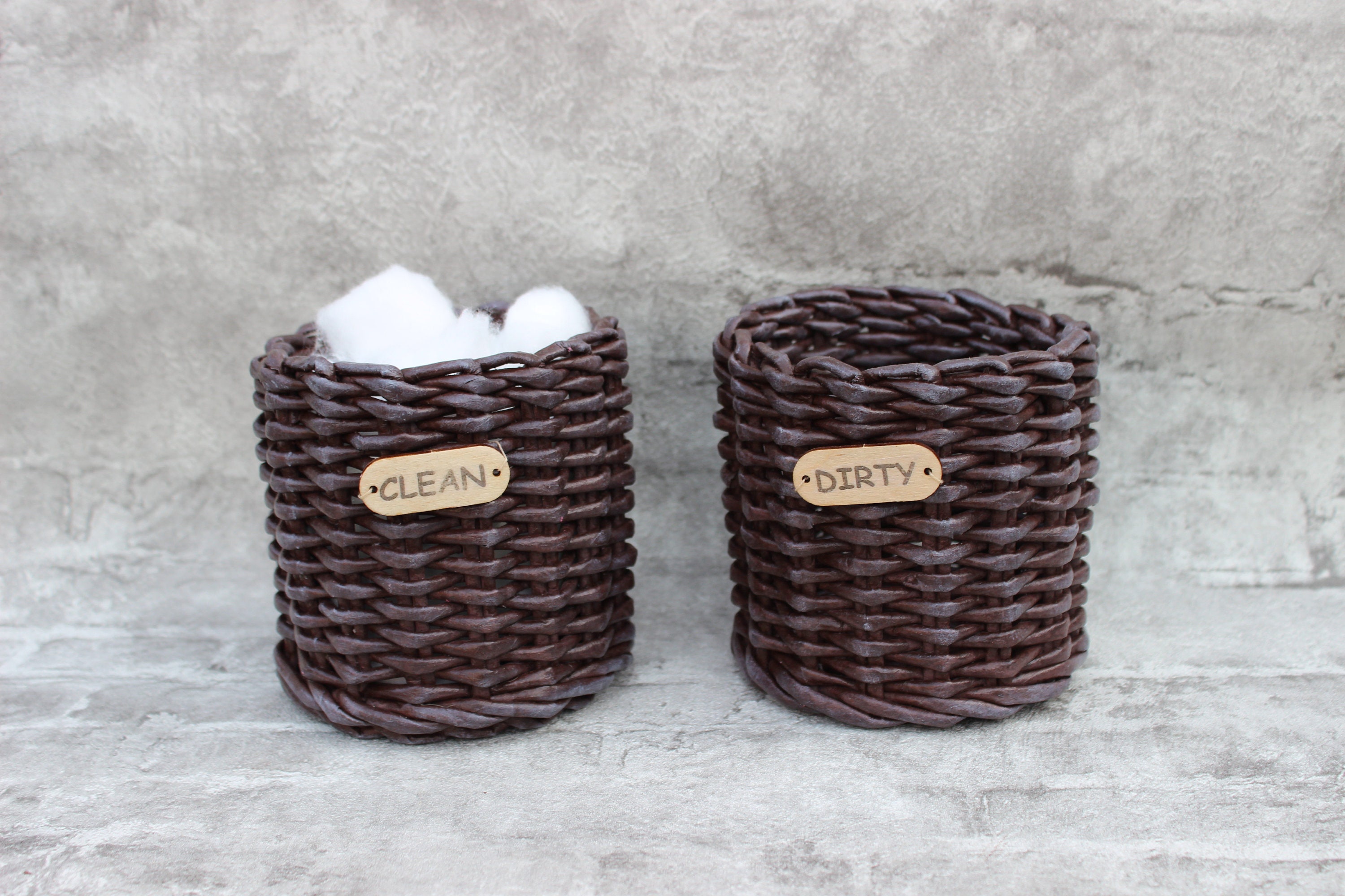 Conjunto de 2 almacenamiento para el baño pequeño | Etsy