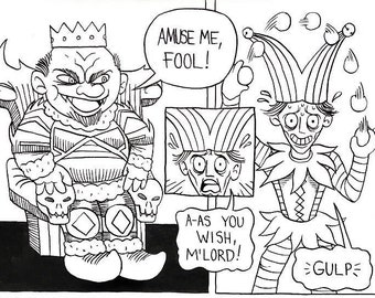 The King's Fool - Original Comic Strip