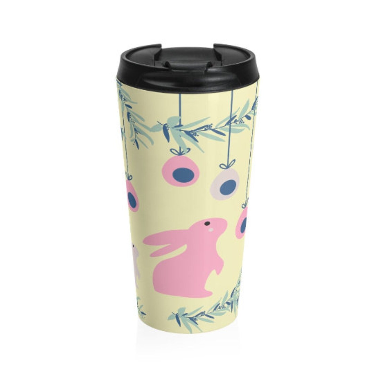Kids Travel Mug with Lid Bunny Gift for Girl Hot Cold Etsy