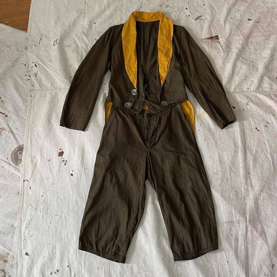 Antique Early 1900s Linen Regency Costume /Outfit/3 P… - Gem