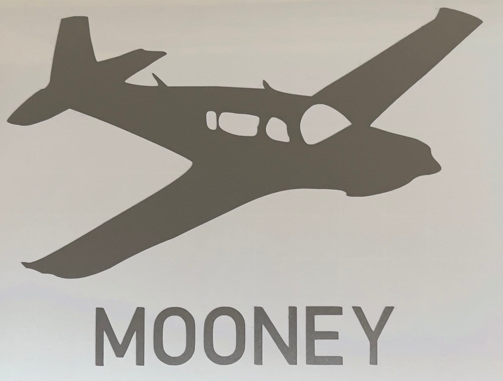 MOONEY Aircraft Decal Etsy