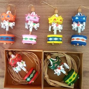 Christmas Ornament,Carousel Decoration for Wedding, Carousel Wedding Gift, Carousel Fıgure For Babyshower