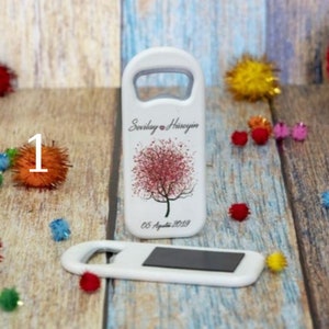 Bottle Opener Magnet Wedding Favors in Bulk