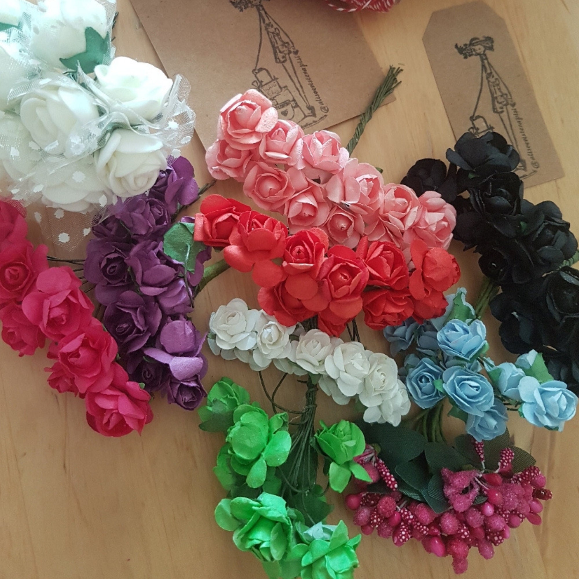 Wooden Comb With Ribbon and Flowers - Natural Wedding Gift - Etsy