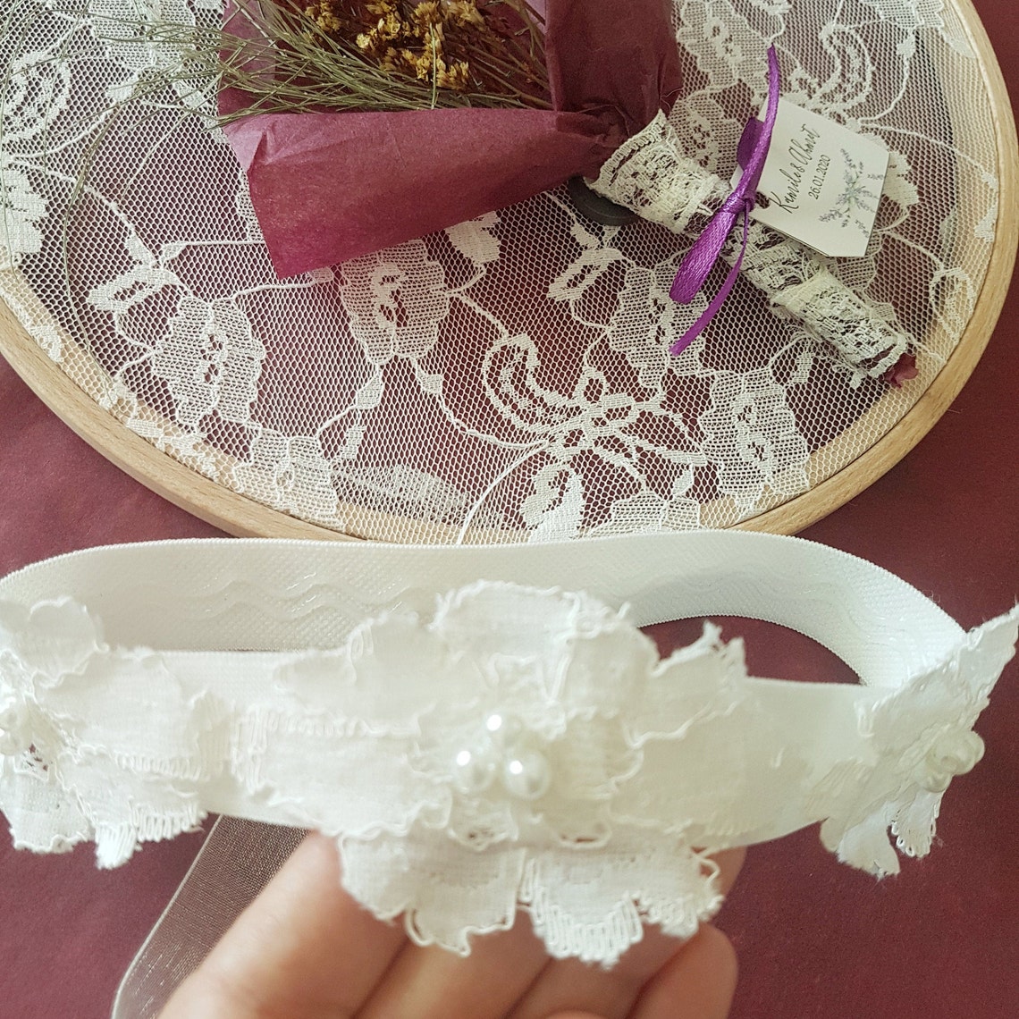 Wedding Garter Set for Bride Bridal Garter Set Personalized Etsy