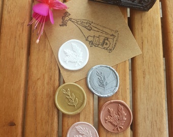 Custom Wax Seals, Wedding İnvitations Wax Seals, Floral wedding wax seal