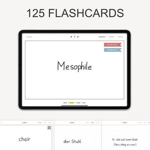 Digital Flashcards | Hyperlinked  |  24 Sets  | Grid, Dotted, Lined, Blanc | Instant Download | For iPad/Tablet | Goodnotes & Notability