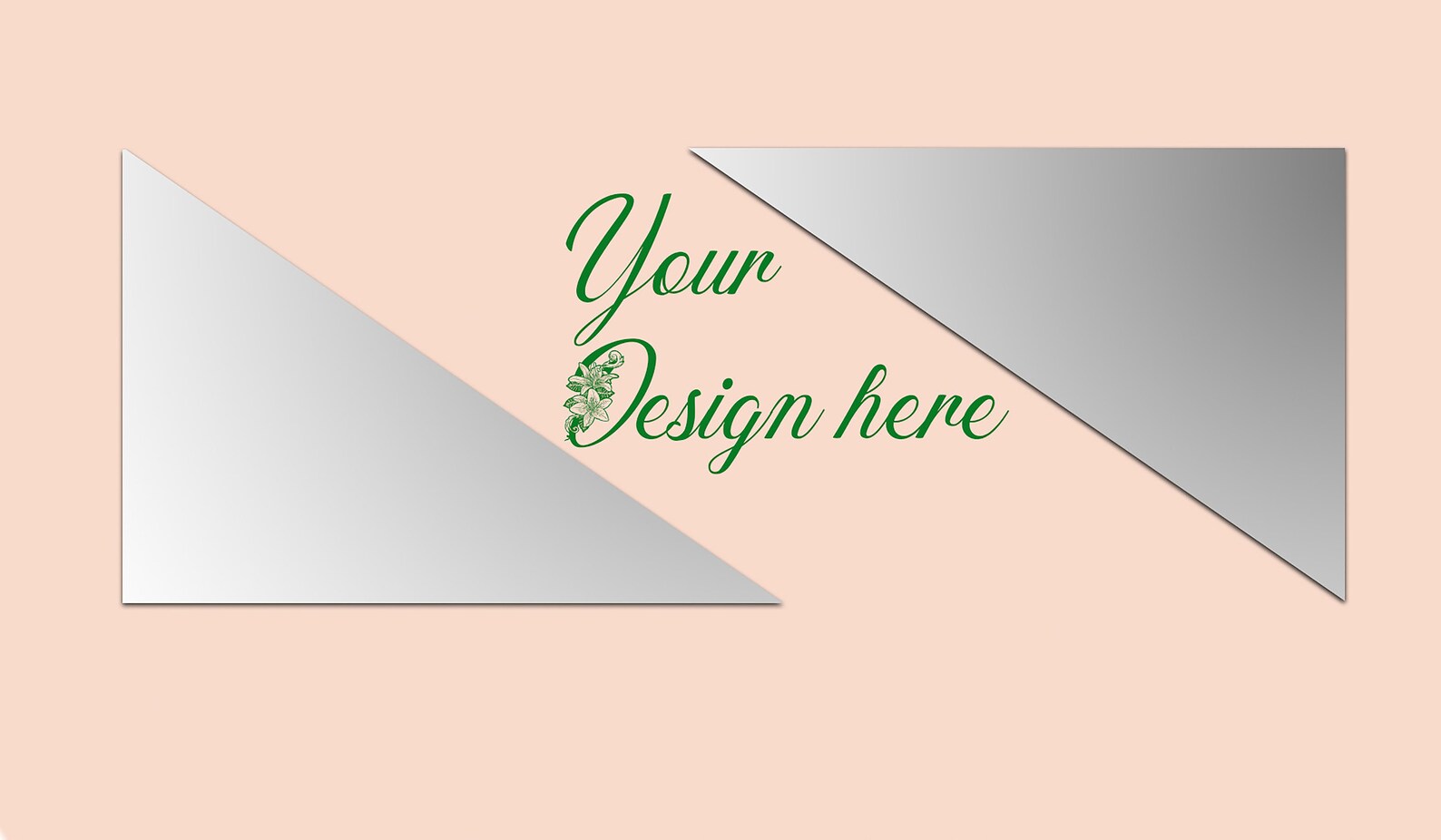 Invitation Mockup Landscape Stationary Mockup Grean Theme | Etsy