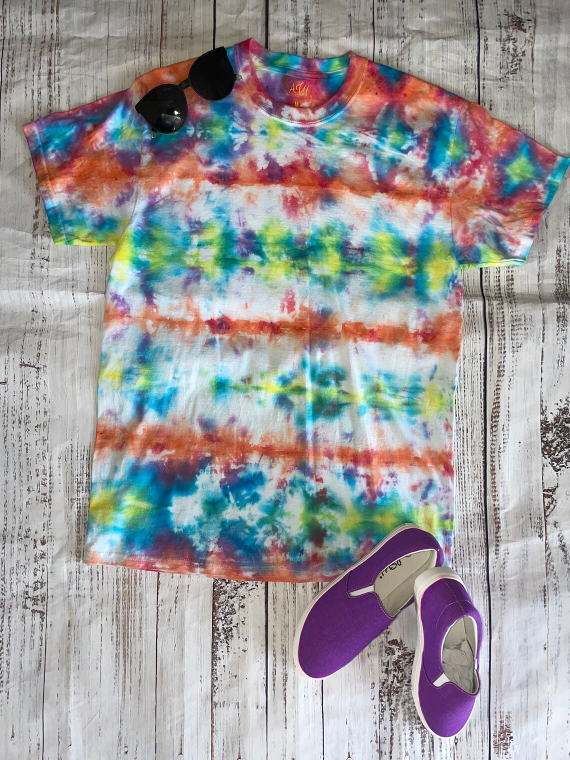 Medium tie dyed shirt Etsy