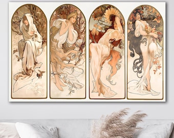 Famous Classic Art, Seasons Wall Art Hangings - Luxury Wall Hangings - Old Class Art