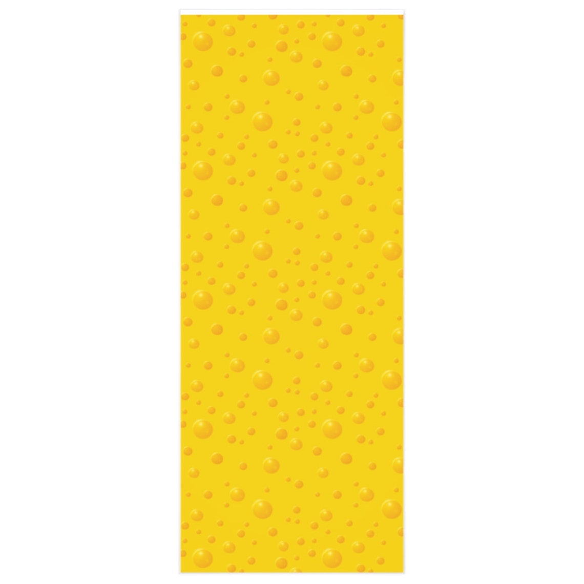 Cheese Pattern Wrapping Paper Etsy