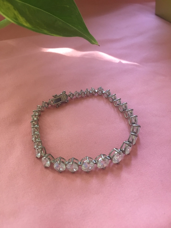 925 rj cz best sale bracelet