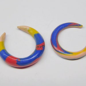 Rainbow Jasper Pinchers Stretcher Septum Nose Ring 3 mm 10mm & Custom Size Available