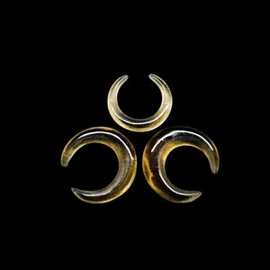Smoke Stone Pinchers Stretcher Septum Nose Ring 3 mm 10mm & Custom Size Available