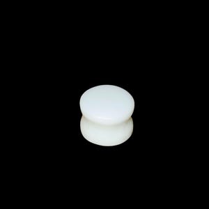 Weißer Knochen Stein-Plugs, Double Flare Plugs, Schwarze Plugs, Plugs & Gauges Größe 6g (4 mm) bis 1 &quot;(25 mm) konvexe organische Stein-Plugs