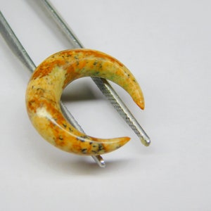 Natural Jasper Pinchers Stretcher Septum Nose Ring 3 mm 10mm & Custom Size Available