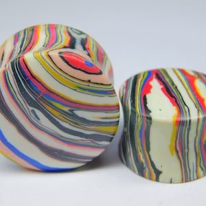 Natural Rainbow Jasper Pinchers Stretcher Septum Tapers  Gauges Pair Plugs  Custom Size Available