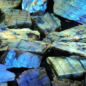 Custom Order Plugs Gauges,Labraborite Pair Plugs of Beautiful Flashy Lot 4mm to50mm Plugs Double Flare Body Jewelry