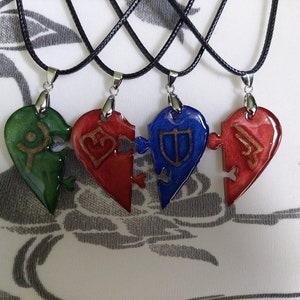 Eternal Elegance 2: FFXIV Necklace of Job Symbols for Couples, Friends or BFF's - Necklace with Job Symbols for Couples, Friends or BFF's