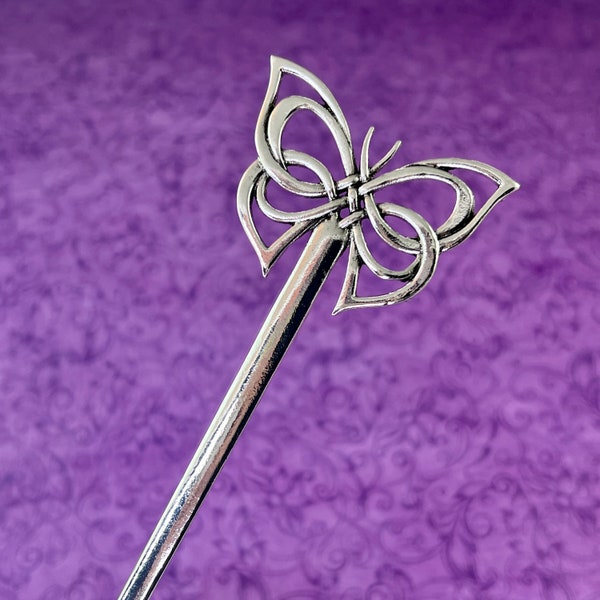 Celtic Butterfly Sword Hair Stick-Hair Pin-Celtic-Elven-Elf-Fairy-Cosplay-Costume-Witch-Norse-Gothic-Renaissance-Hair Accessories-Hair Picks