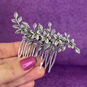 Medieval Flowers & Vine Hair Comb-Hair Pin-Celtic-Elven-Elf-Fairy-Cosplay-Vampire-Witch-Norse-Gothic-Renaissance-Hair Accessories-Hair Stick