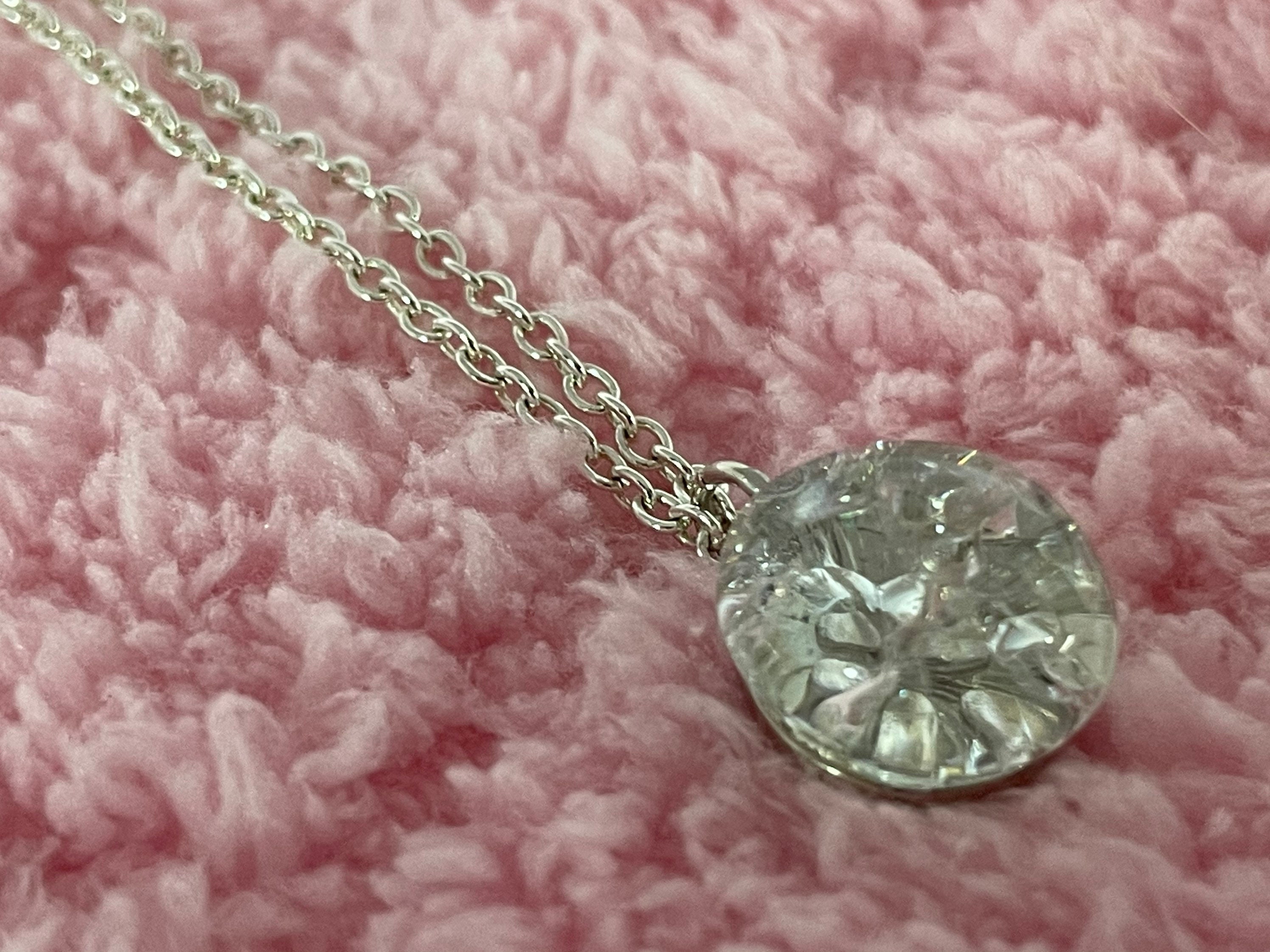 Statement Dainty Shattered glass Ceiling Necklace Etsy