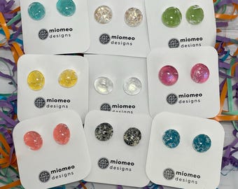 Shattered Glass Ceiling Stud Earrings