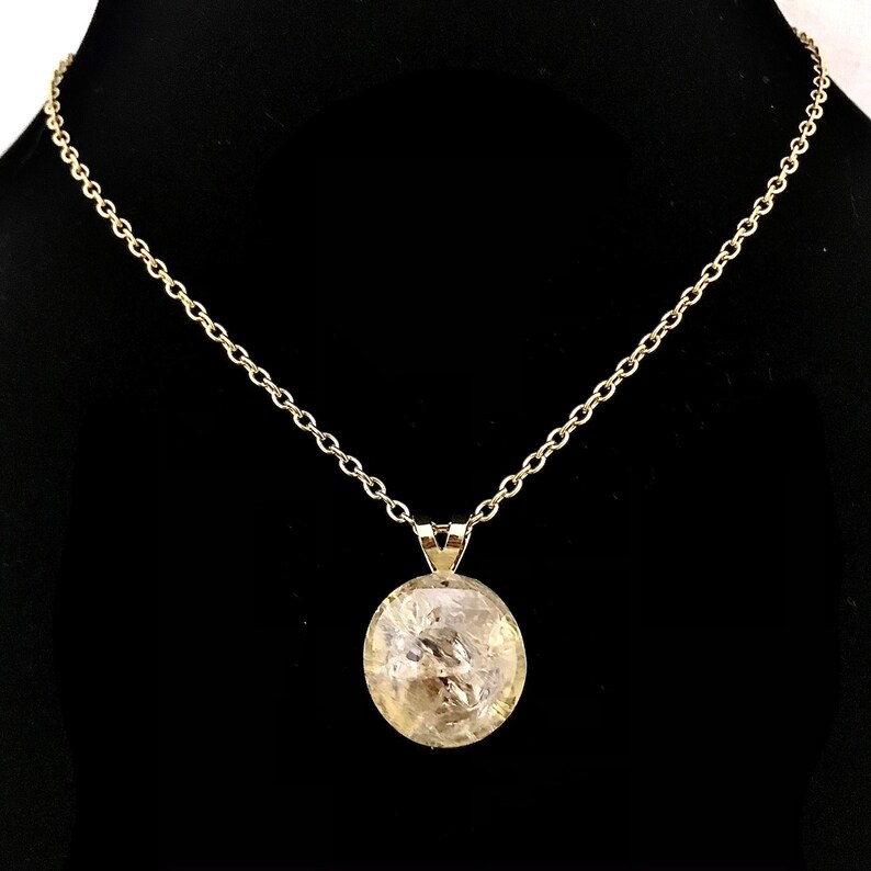 Classic GOLD Shattered glass Ceiling Necklace Etsy