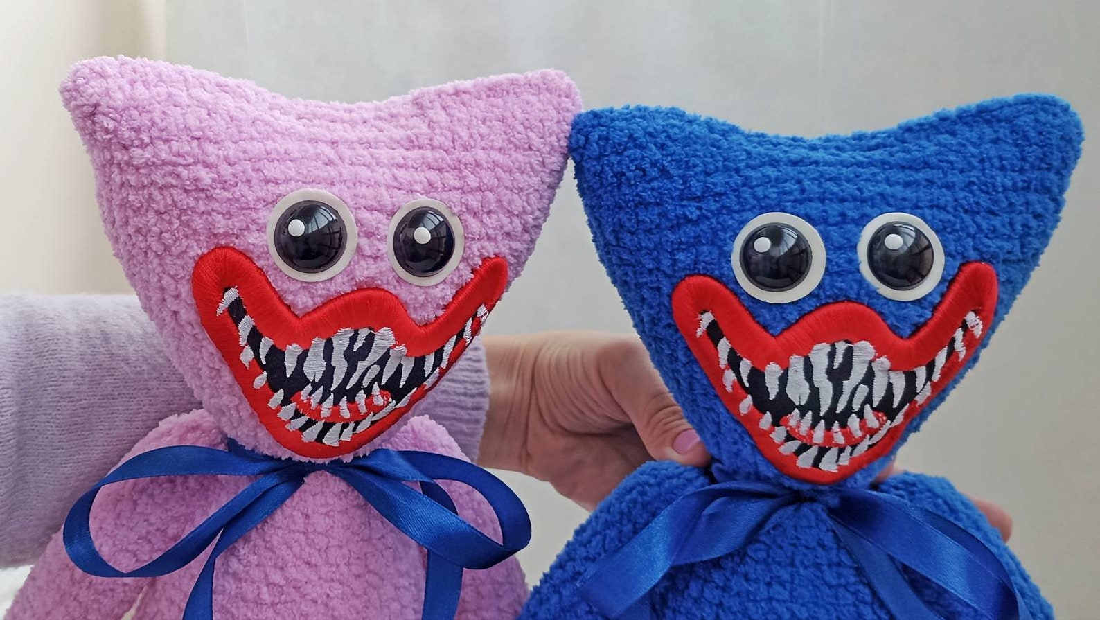 Huggy Wuggy Plush Toy Kissy Missy Plush Huggy Wuggy Stuffed Etsy Canada