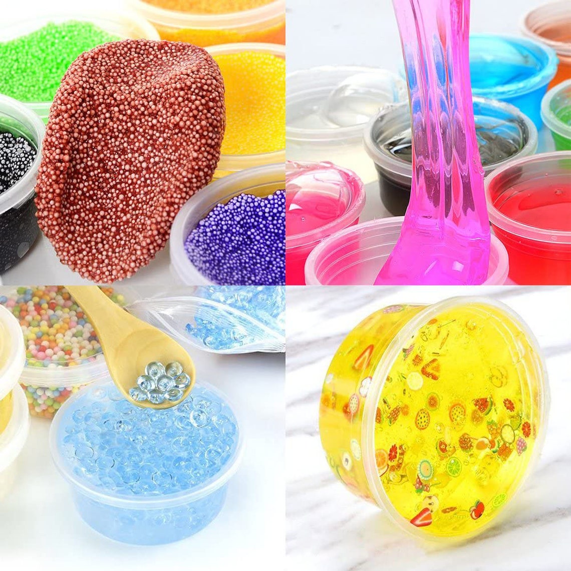 40 Pack 4oz Slime Containers Slime Supplies Plastic Etsy