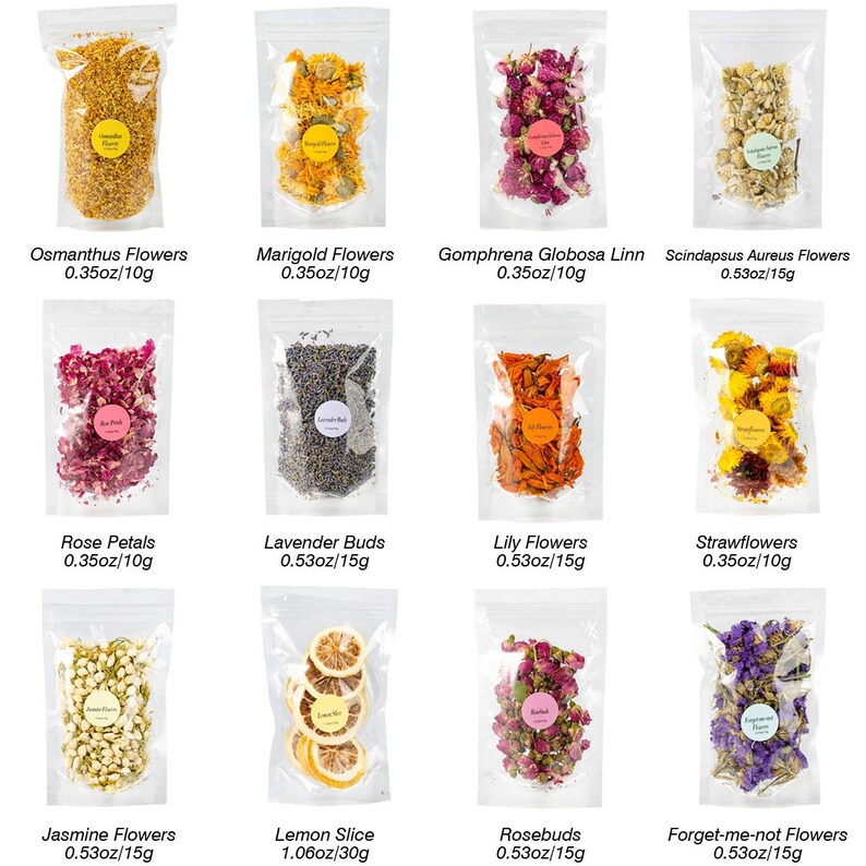 Dried Flowers Soap Making Kit Soap Kit Craft Kit Diy Make Etsy