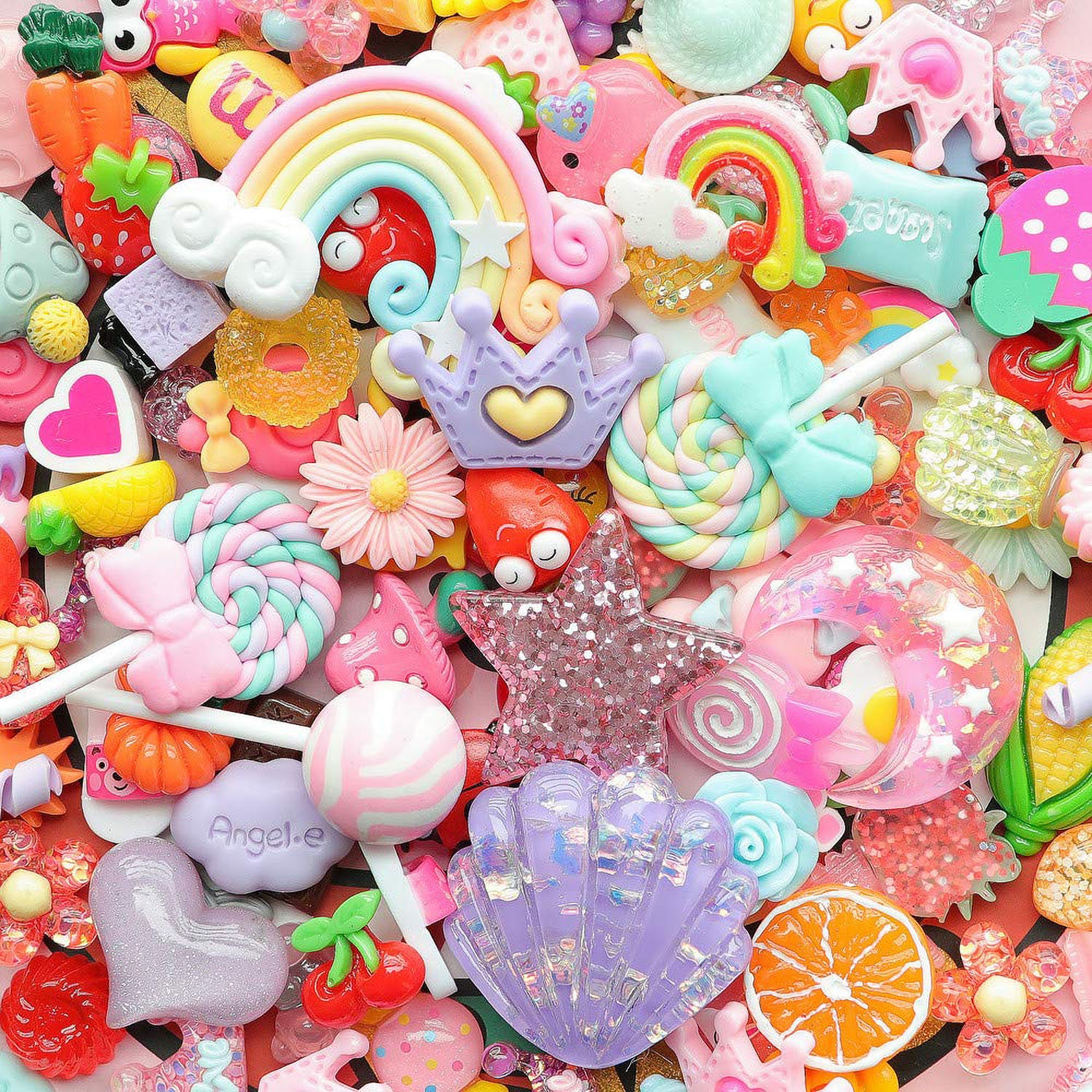 150pcs Slime Charms Slime Supplies Resin Charms Assorted Etsy