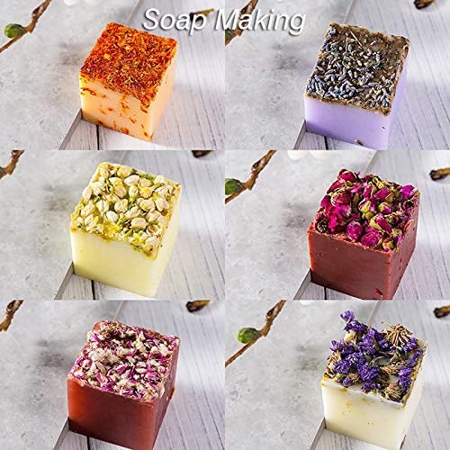 Dried Flowers Soap Making Kit Soap Kit Craft Kit Diy Make Etsy