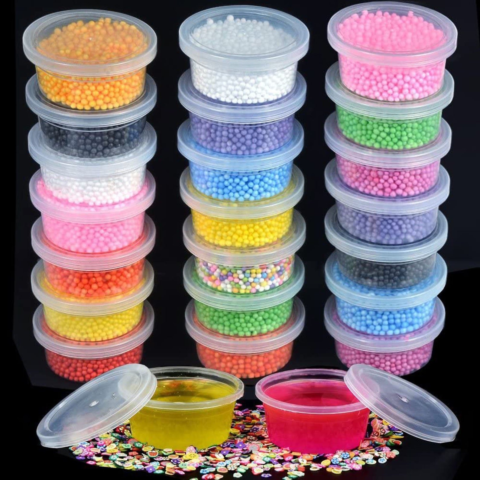 40 Pack 4oz Slime Containers Slime Supplies Plastic Etsy