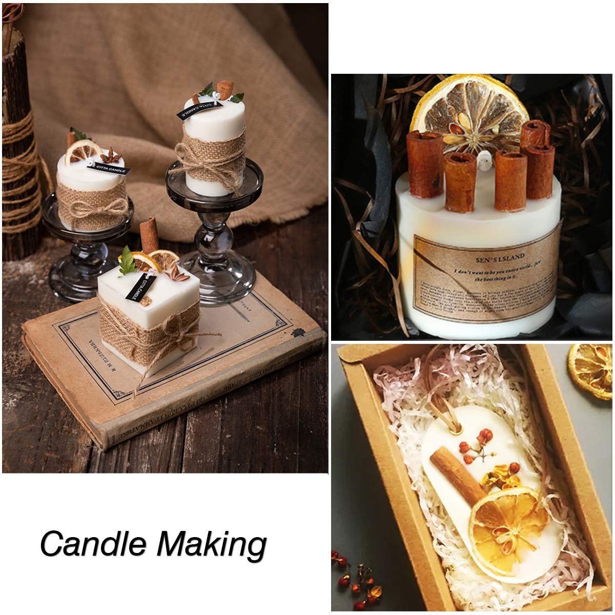 Dried Flowers Soap Making Kit Soap Kit Craft Kit Diy Make Etsy