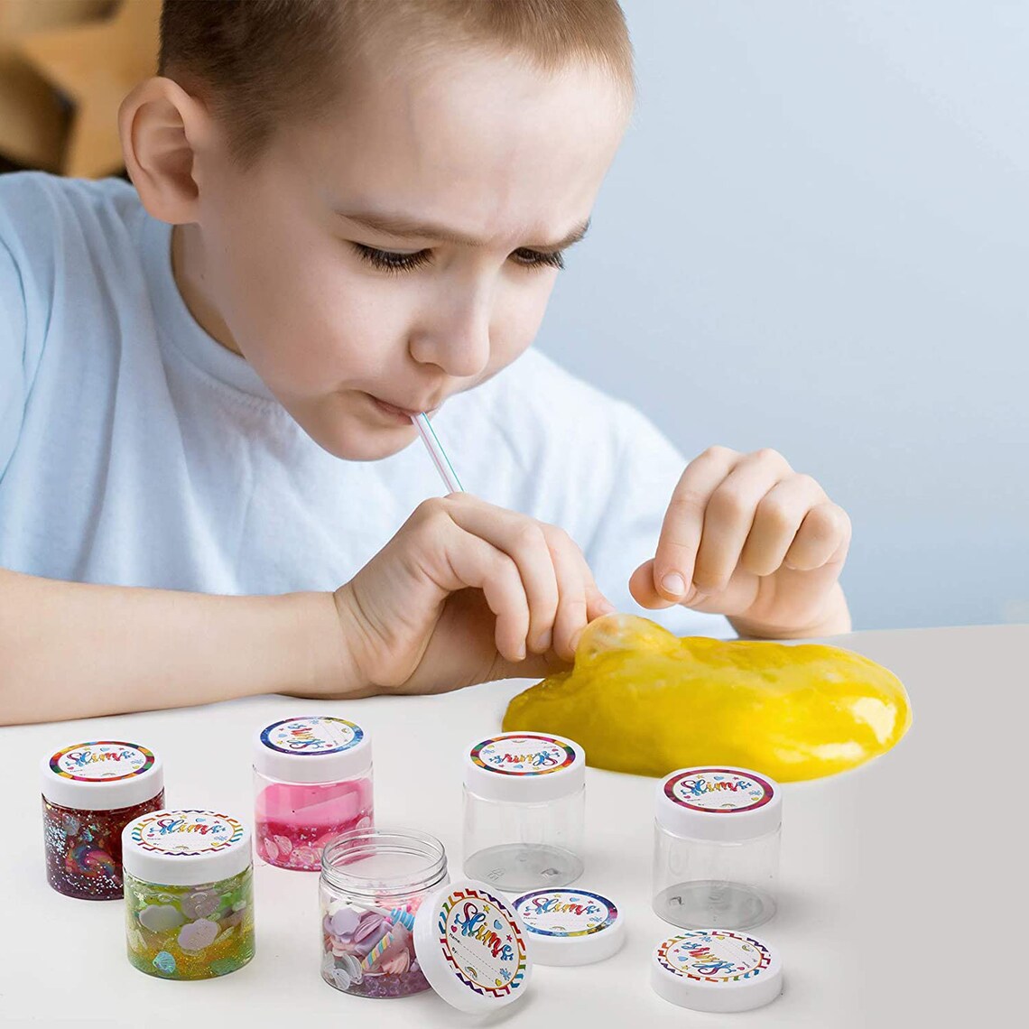 24 Pack Slime Containers Slime Supplies 12 Pack 2OZ and 12 Etsy