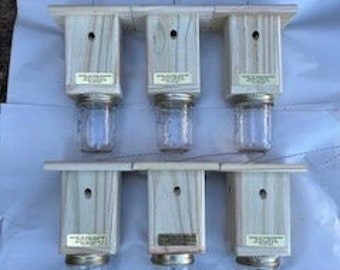 Best Carpenter Bee Trap Set of (6) Handmade Free Shipping