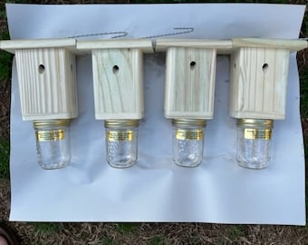 Best Carpenter Bee Trap Set of (4) New Pressure Treated Handmade Free Shipping