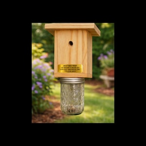 4-Eco-Friendly Carpenter Bee Trap - Wood Boring Bee Deterrent, Set of 4 Bild 5