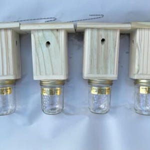 Best Carpenter Bee Trap -Carpenter Bee Trap -Wood Boring Bee Trap - Patented Carpenter Bee Trap for Outdoors -Chemical Free - Free Shipping