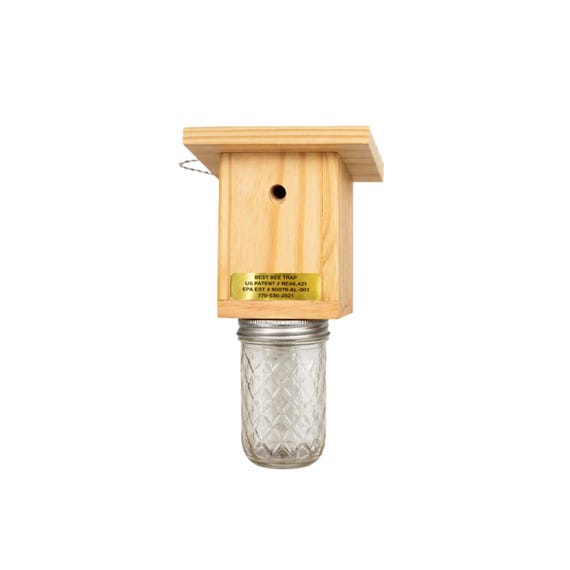 Handmade Carpenter Bee Trap – Chemical-Free Wood Boring Bee Control