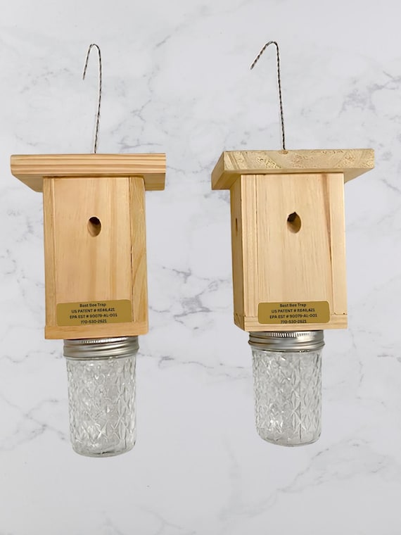 2-Carpenter Bee Trap, Chemical Free, Re-Useable