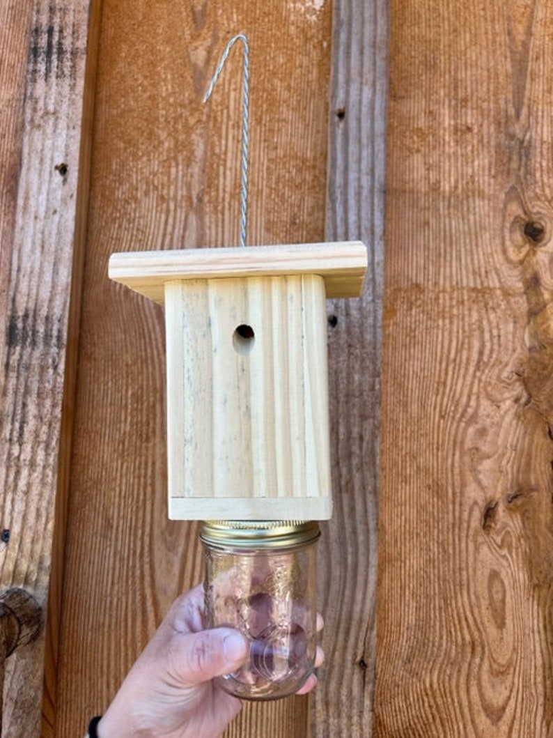 Best Carpenter Bee Trap Set of 2 PRESSURE TREATED Free Shipping image 2