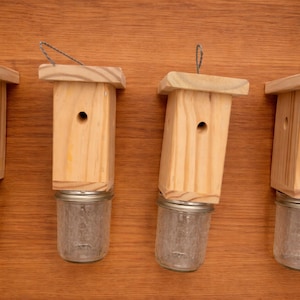 4-Eco-Friendly Carpenter Bee Trap - Wood Boring Bee Deterrent, Set of 4 Bild 7
