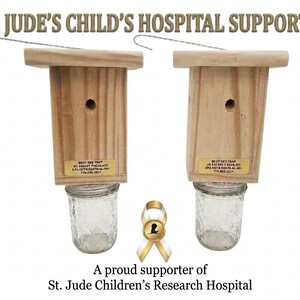 6-Handmade Carpenter Bee Trap – Chemical-Free Wood Boring Bee Solution - Set of 6 image 7