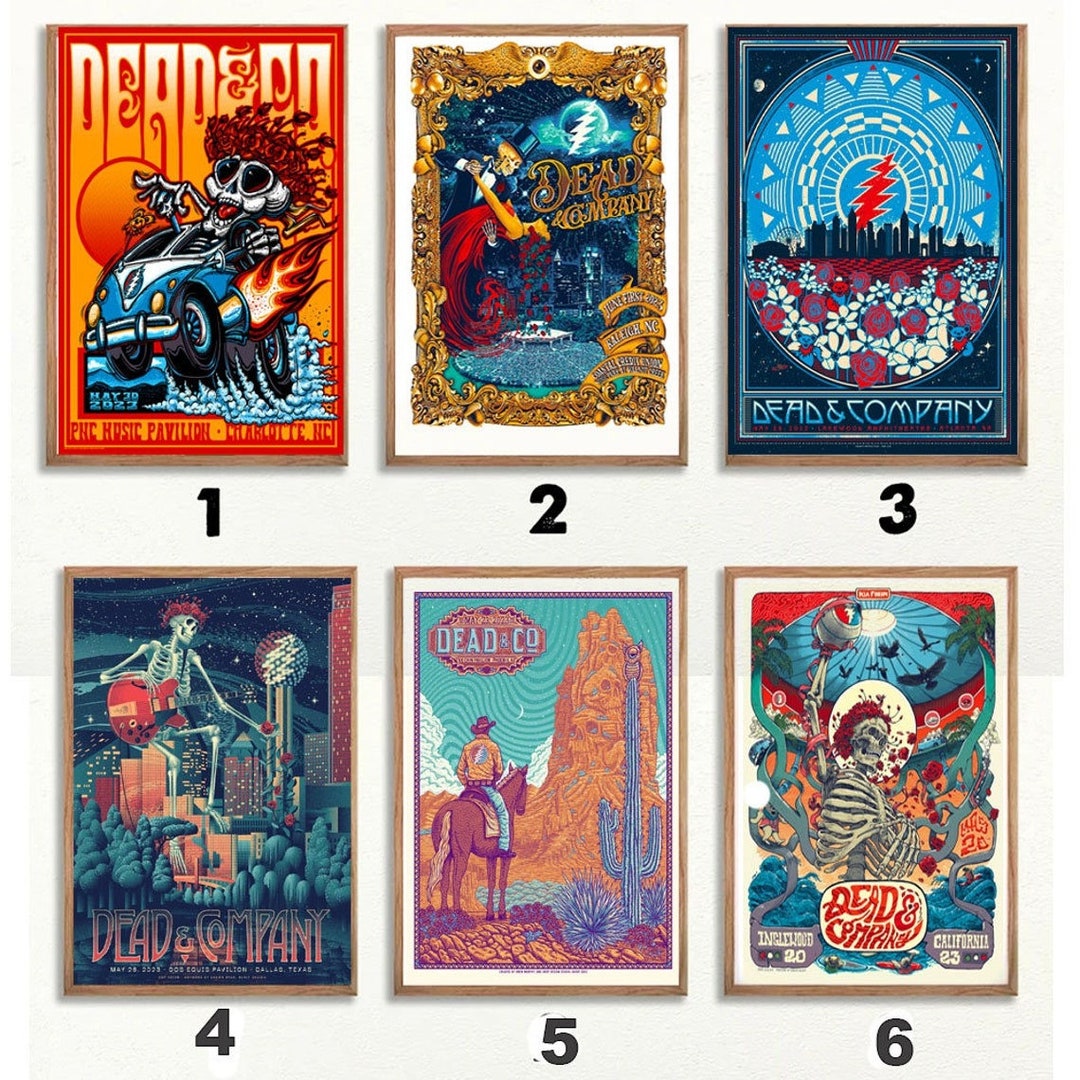 2023 Dead and Company Poster Dead and Company 2023 Tour Etsy Australia