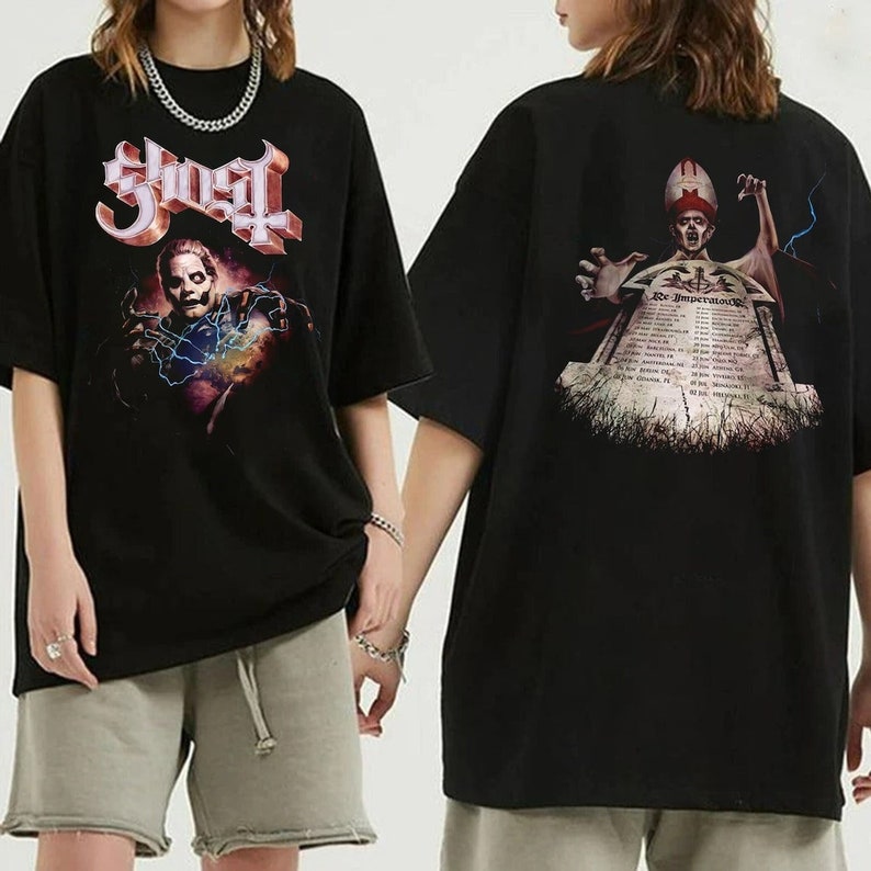2 Sided Ghost Reimperatour EU Tee Ghost Band Tour 2023 Etsy