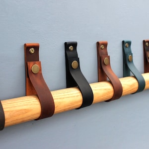 Leather Wall Strap | Leather Strap |  Leather Wall Hook | Bag Strap